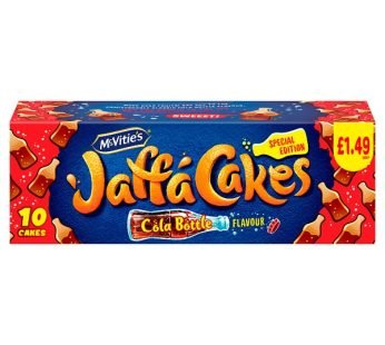MCVITIES JAFFA CAKES COLA 10 CAKES
