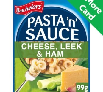 BATCHELORS PASTA N SAUCE CHEESE, LEEK & HAM