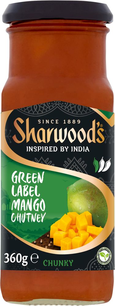 SHARWOODS CHUTNEY GREEN LABEL