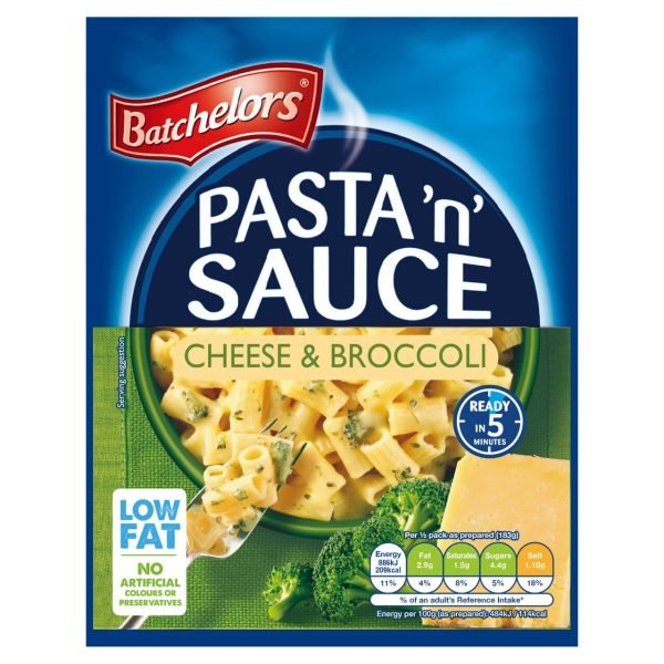 BATCHELORS PASTA N SAUCE CHEESE & BROCOLLI