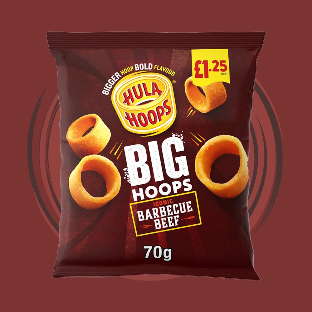 HULA HOOPS BIG HOOPS BBQ BEEF