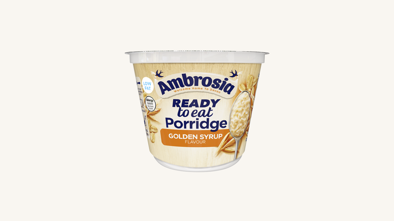 AMBROSIA RTE PORRIDGE POT GOLDEN SYRUP